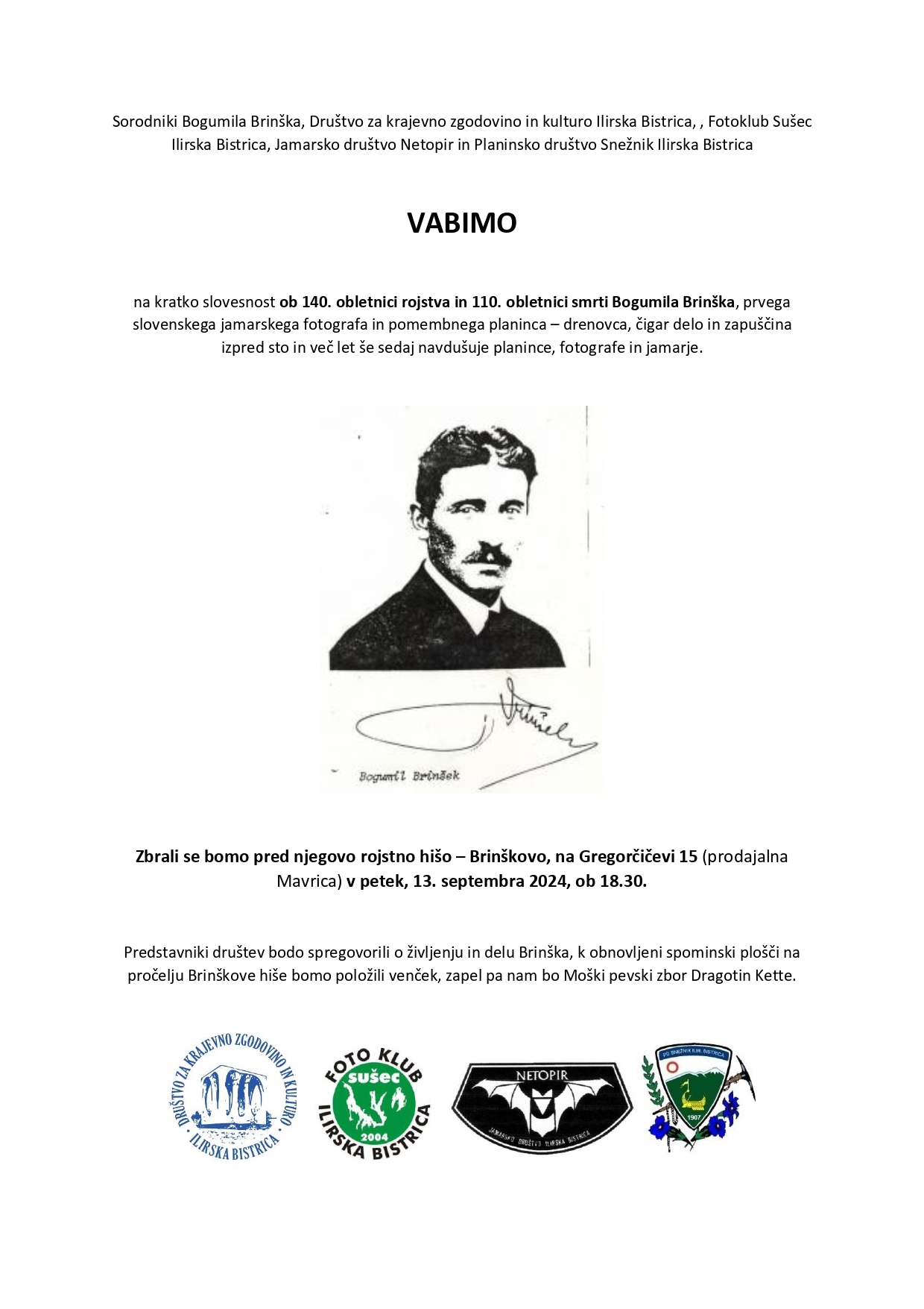 Vabilo k obeležitvi obletnic Bogumila Brinška_13.9.24_page-0001